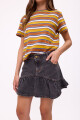 FALDA ULA DENIM Negro