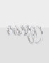 Aros Argollas Set Chunky Edition Set De Argollas Chunky Edition - Plateado