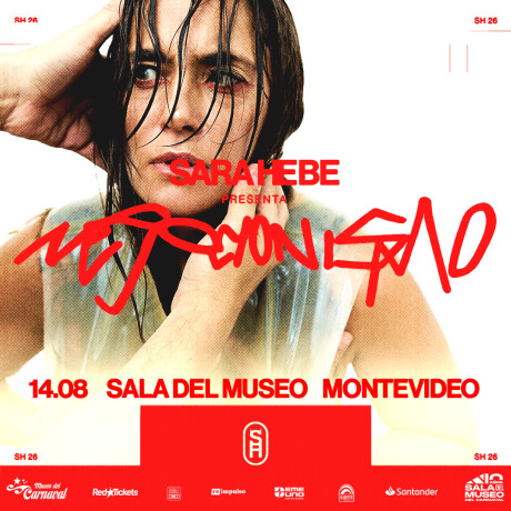Sara Hebe en Sala del Museo General