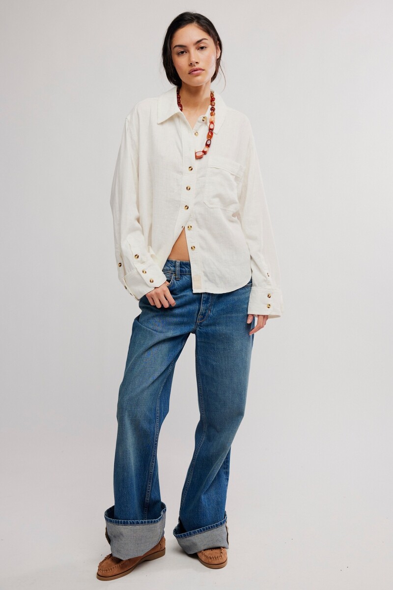 BLUSA LINEN LAUREL Marfil