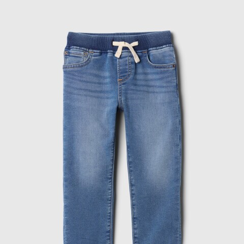 V-RW SLIM KNIT DNM MED MEDIUM WASH