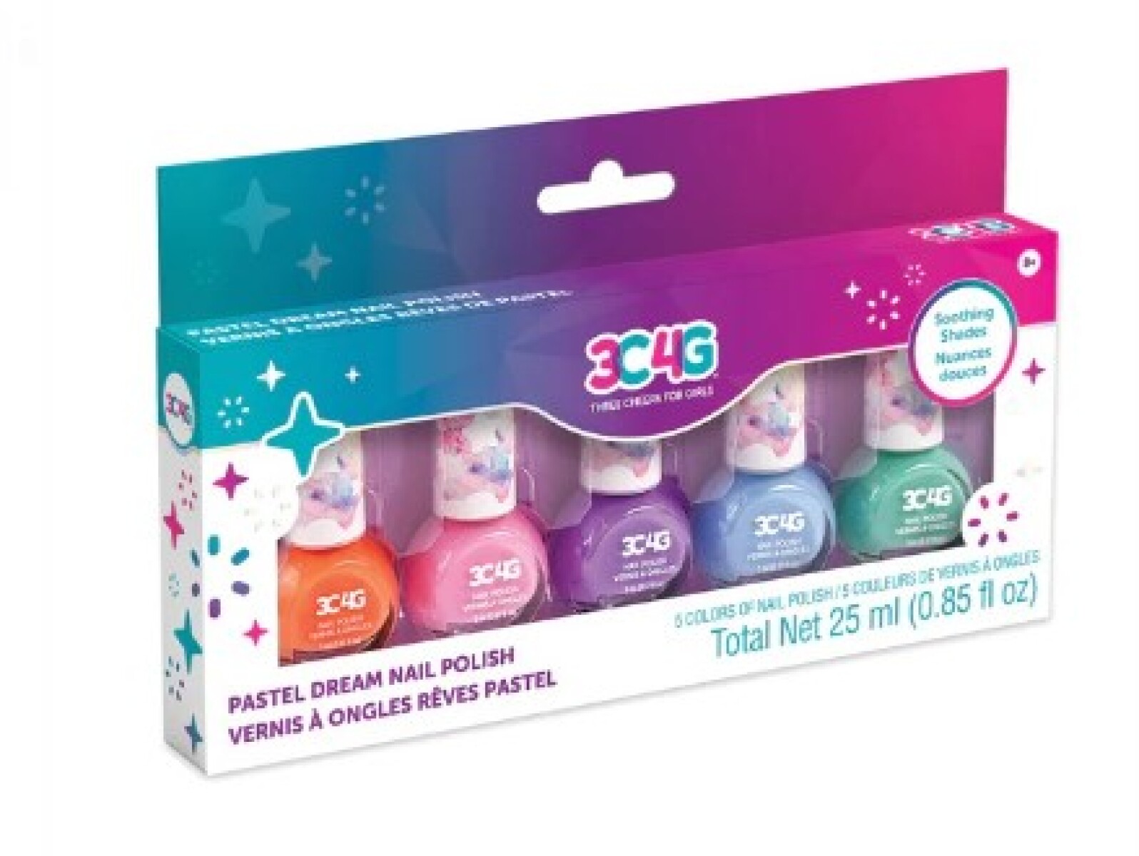 Esmalte de uñas 5 piezas- Pastel - Esmalte De Uñas 5 Piezas- Pastel 