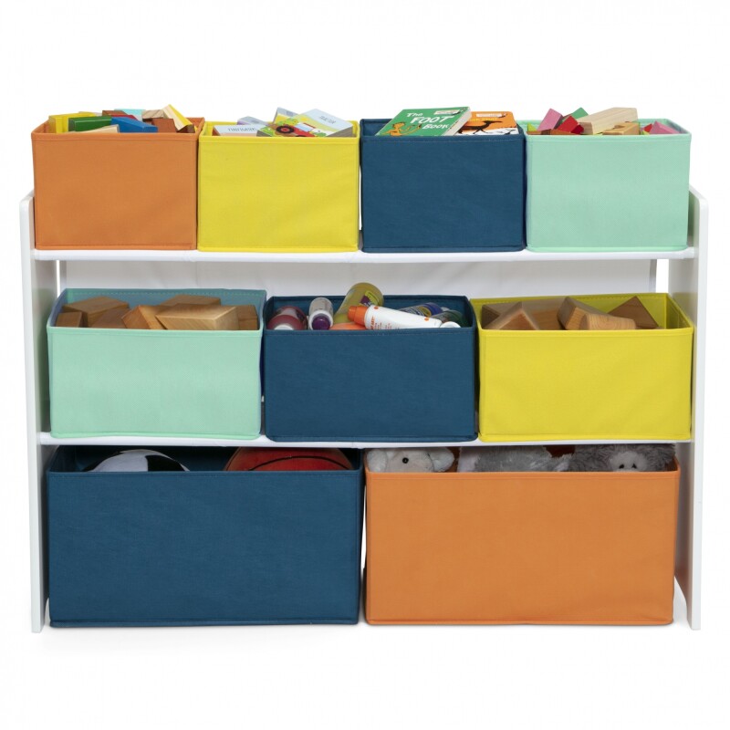 Organizador extra grande multicolor de 9 contenedores Organizador extra grande multicolor de 9 contenedores