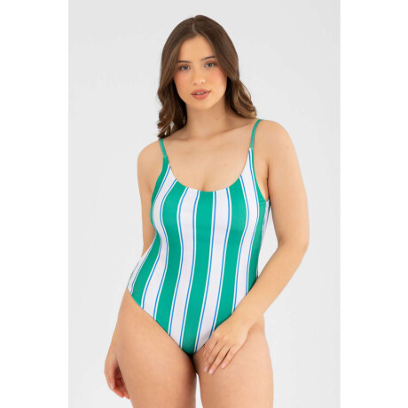 Malla remixada Green stripe