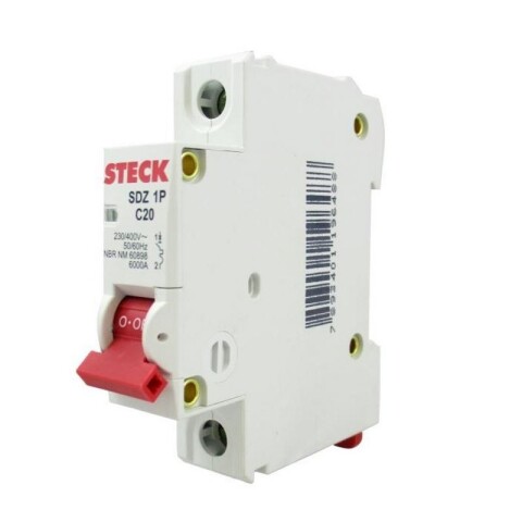 DISYUNTOR DIN 1X 20 A 06 KA STECK DISYUNTOR DIN 1X 20 A 06 KA STECK
