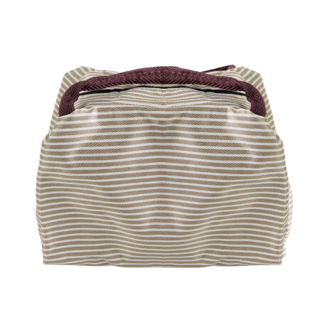 Bolso termico rayado con asas Bolso termico rayado con asas