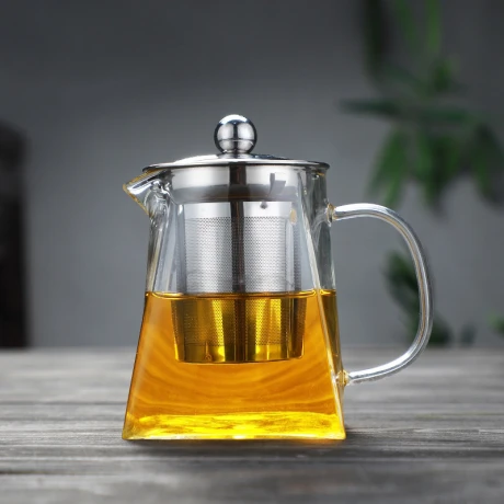 Tetera De Vidrio Con Infusor 550ML Tetera De Vidrio Con Infusor 550ML