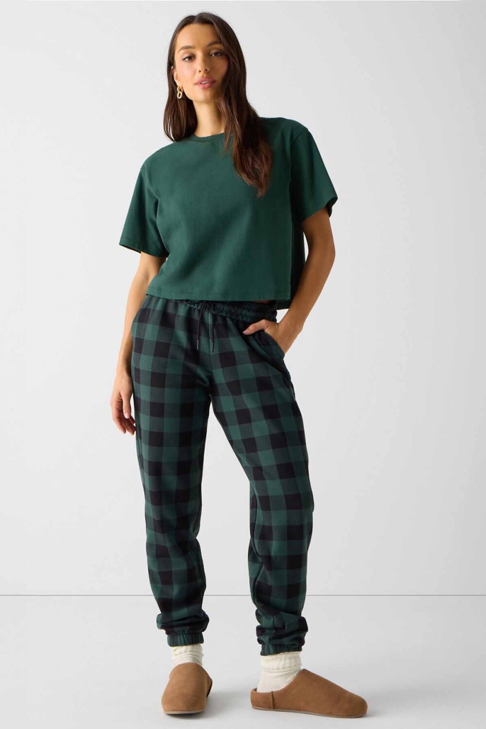 Top Training 100% Cotton Boxy Tee Mujer Everpine