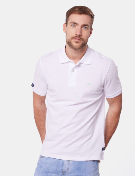 REMERA POLO PIQUE Blanco