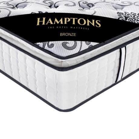 Sommier 2 plazas HAMPTONS Hybrid Bronze Negro