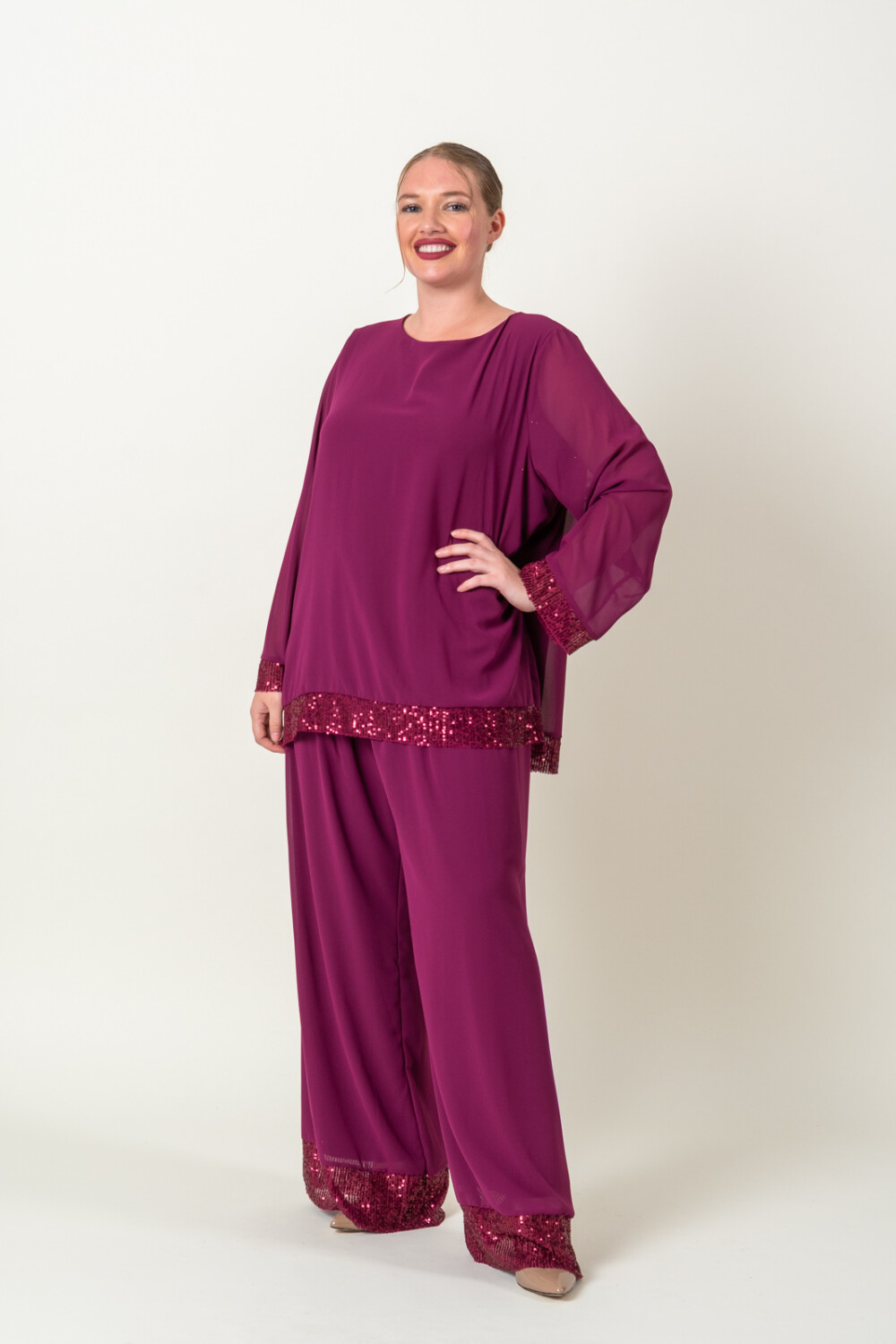 PANTALON ANYA Magenta