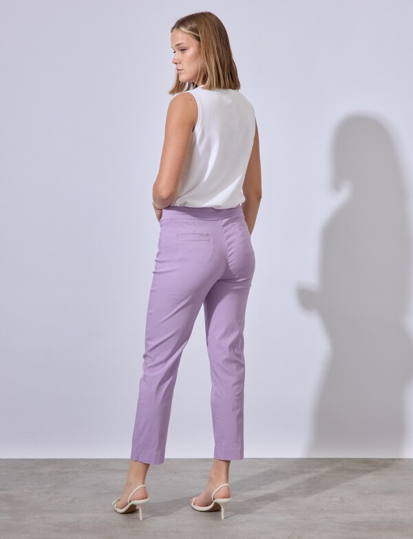 Pantalon Recto Modelador LAVANDA