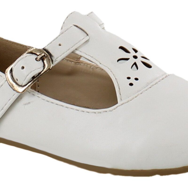 Balerinas Infantiles Croco Kids Ballerina Blanco