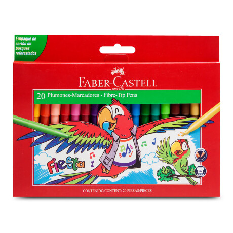 Marcador Fino Faber Fiesta x 20 Marcador Fino Faber Fiesta x 20