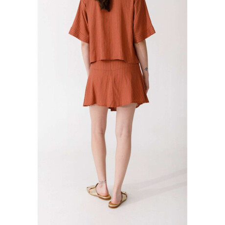 Pre Venta Falda Luz Rayas Terrac