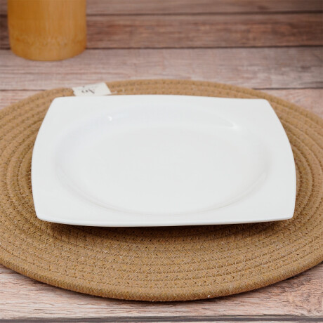Plato de ceramica cuadrado Plato de ceramica cuadrado