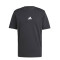Remera de Hombre Adidas Essentials Logo Negro - Blanco