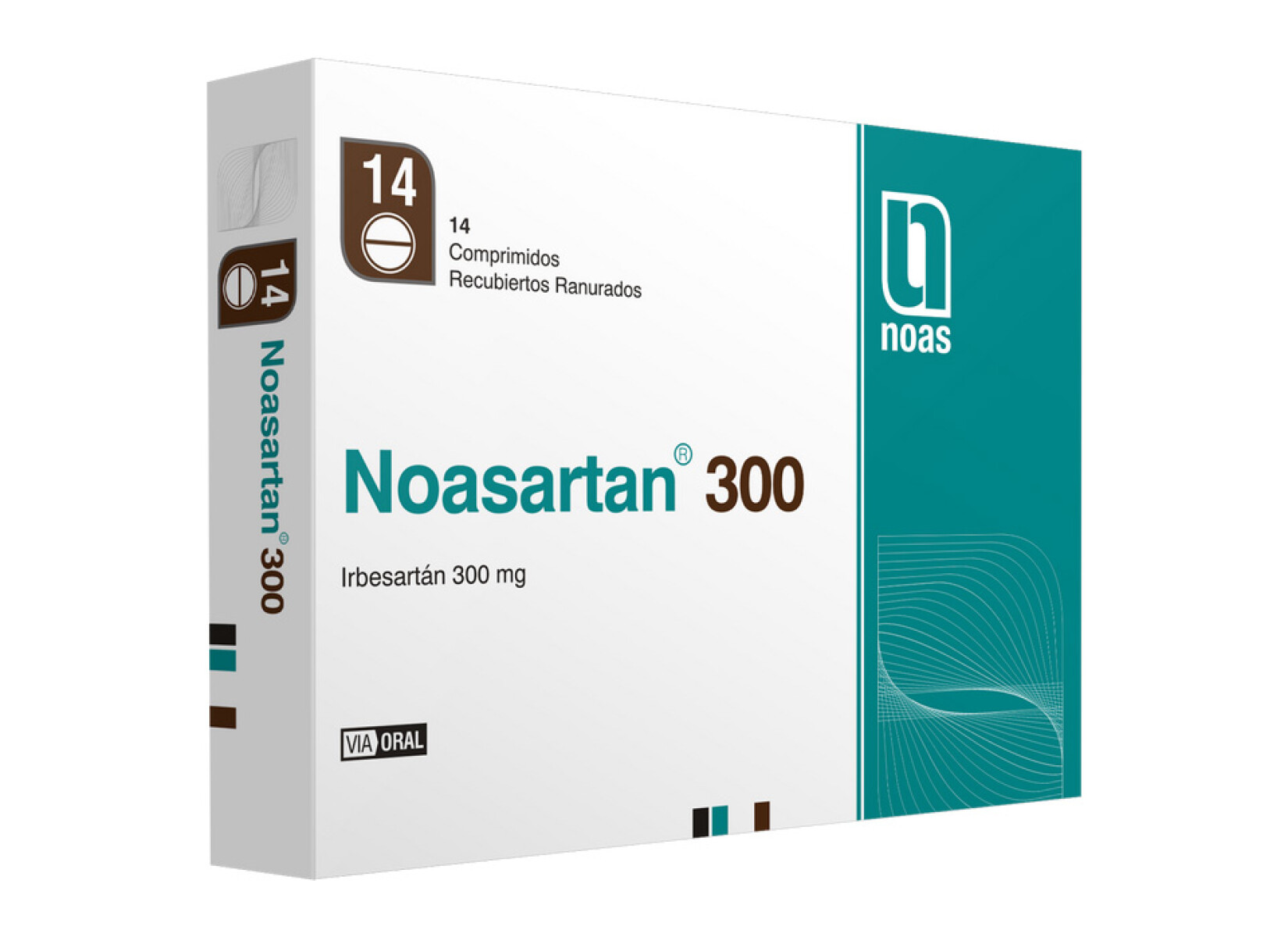 Noasartan 300mg 14 Comprimidos 