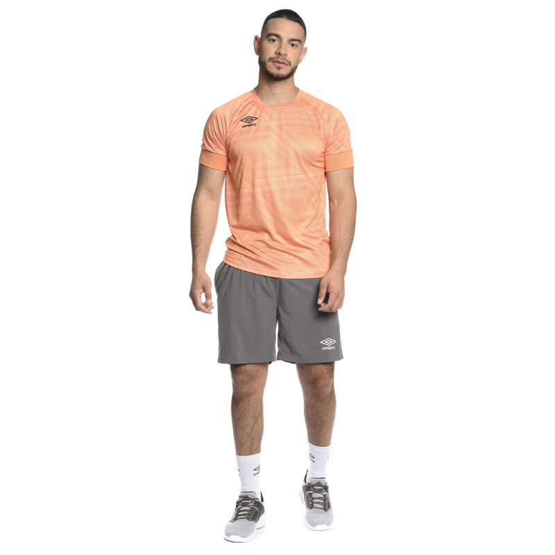 Remera - Umbro Tshirt Pro Active Ad de Hombre - 20104420 Naranja-blanco