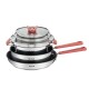 Batería de cocina Tefal Optispace 6 piezas | Acero inoxidable. Batería de cocina Tefal Optispace 6 piezas | Acero inoxidable.