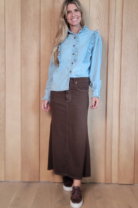 Pollera Alaska Chocolate