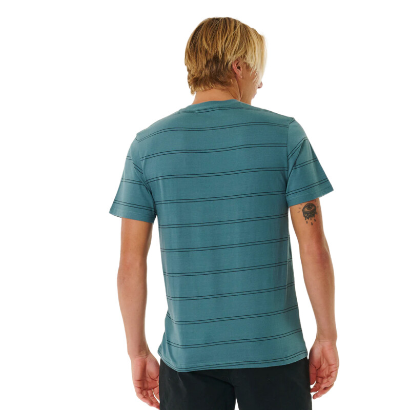 Remera Rip Curl Plain Stripe - Verde Remera Rip Curl Plain Stripe - Verde