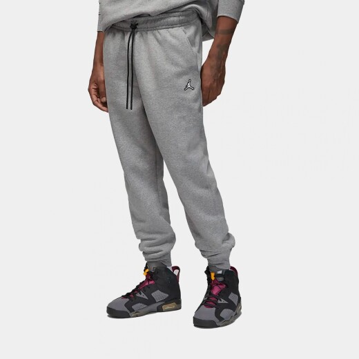 Pantalon Nike Jordan Moda Hombre J Ess Flc Carbon Heather Black/(white) S/C