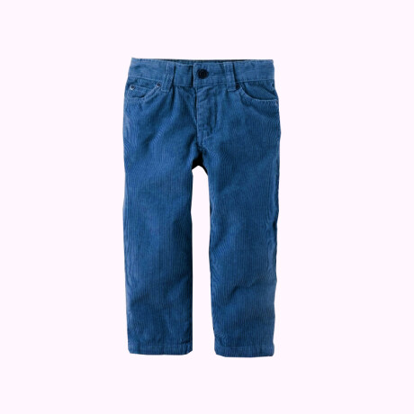 Pantalón De Pana Azul