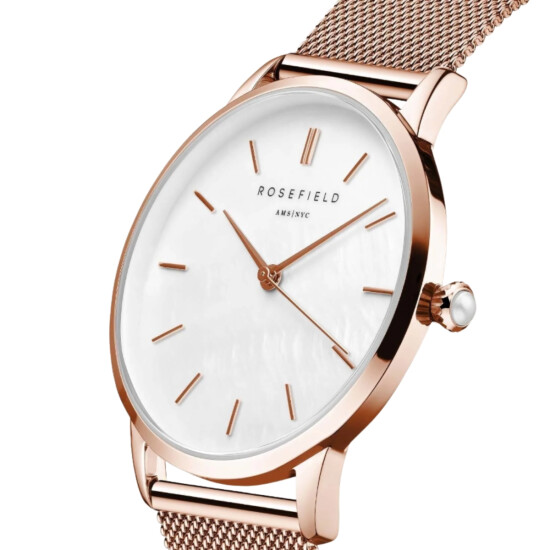 Reloj ROSEFIELD RMRMR-R09 Pearl Edit Acero Oro Rosa 0