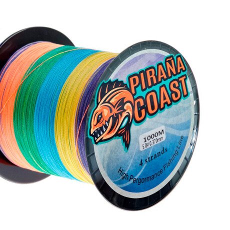 Tanza Pesca N5 Multifilamento 0.37mm X1000 Mt Piraña Cpg008016