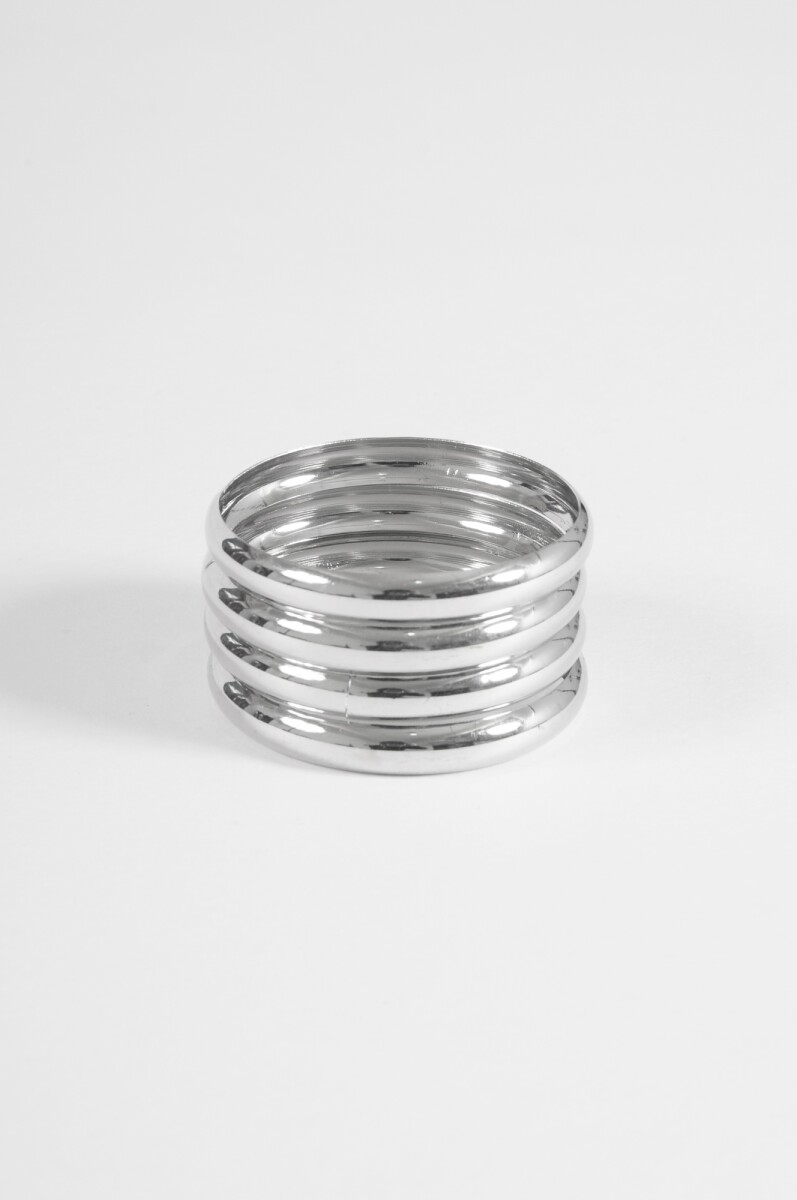 Pulsera rígida - plateado 