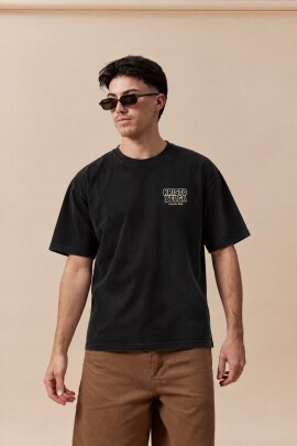 REMERA RIDERS NEGRO