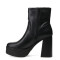 Botas de Mujer Miss Carol PLACID con simil cuero elastizado Negro