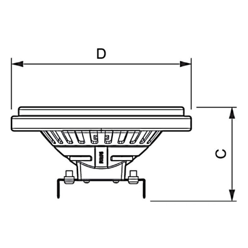 LAMPARA AR111 MASTER LED 11-50W G53 12V 2700K 24D DIM LAMPARA AR111 MASTER LED 11-50W G53 12V 2700K 24D DIM