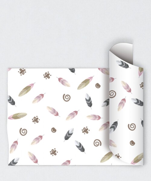 Papel Regalo Bobina 40cm x 100mts SWEETY LEAVES