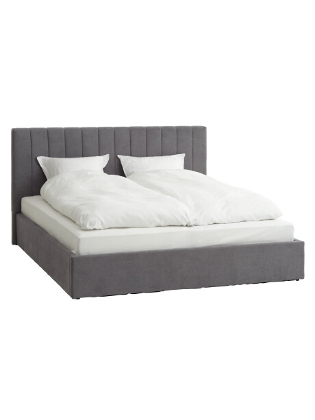 Estructura cama 180x200 HASLEV gris osc Estructura cama 180x200 HASLEV gris osc