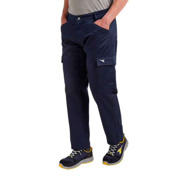 Diadora Pant Level Cargo Marino