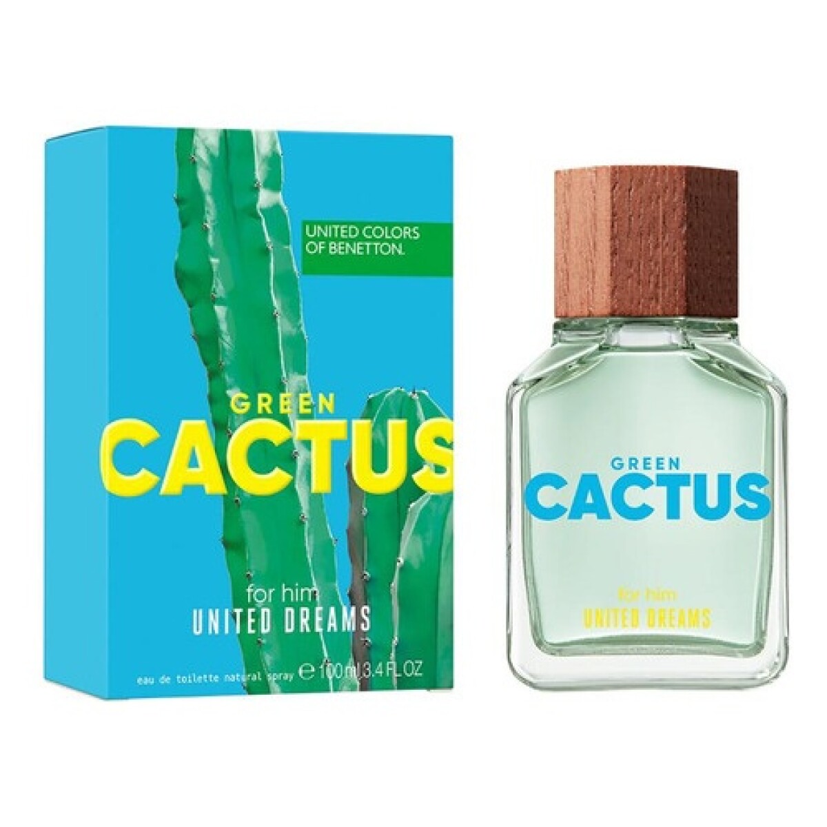 Perfume Benetton United Dreams Green Cactus For Him EDT 100ml Original 