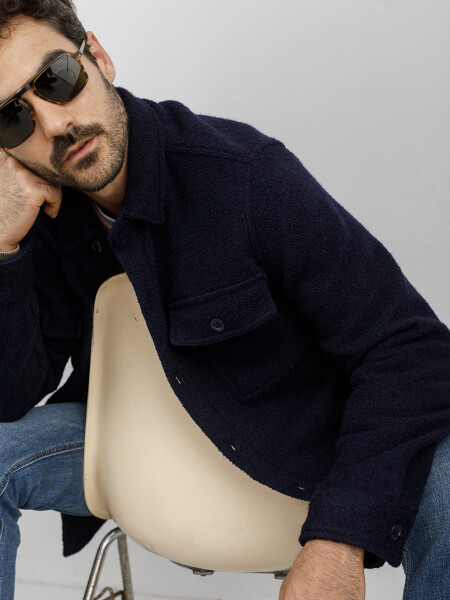 OVERSHIRT AMBERES MARINO