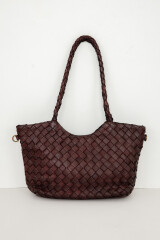 Noble Leather Bag Bordeaux
