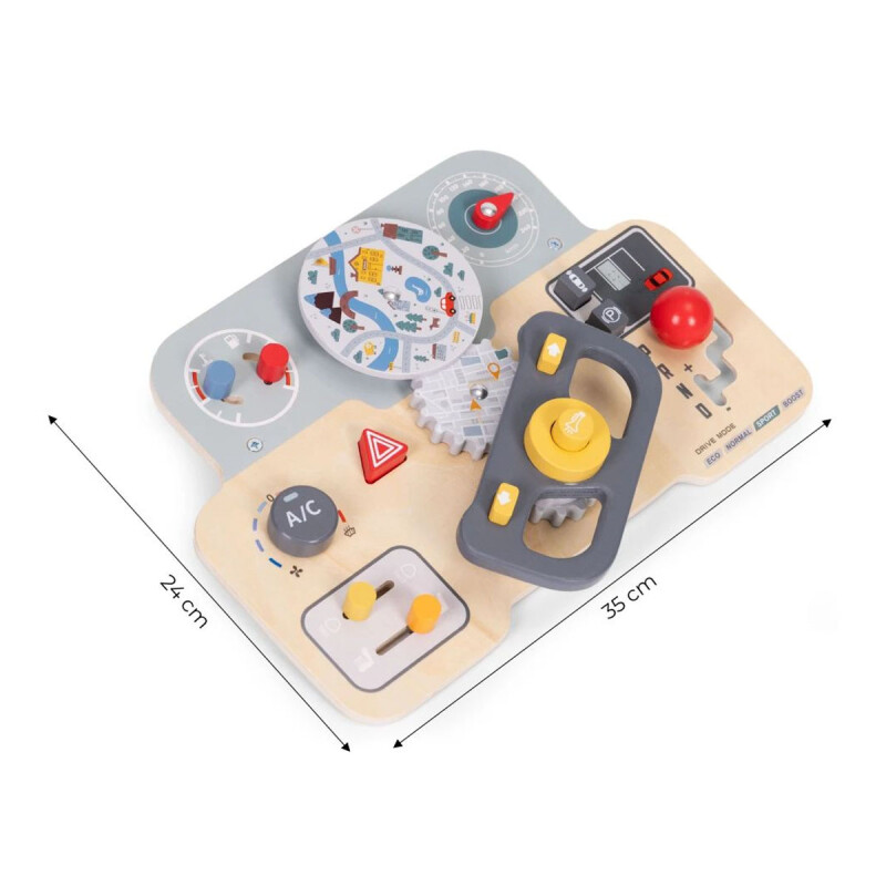 Tablero de manipulación sensorial de madera Tablero de manipulación sensorial de madera