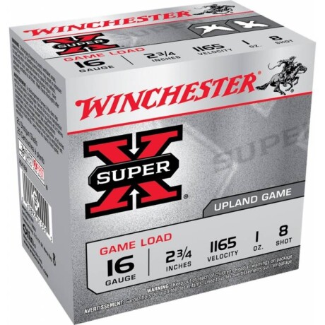 CARTUCHO WINCHESTER CAL 16 MUNICION 8 WIN/XU168 CARTUCHO WINCHESTER CAL 16 MUNICION 8 WIN/XU168