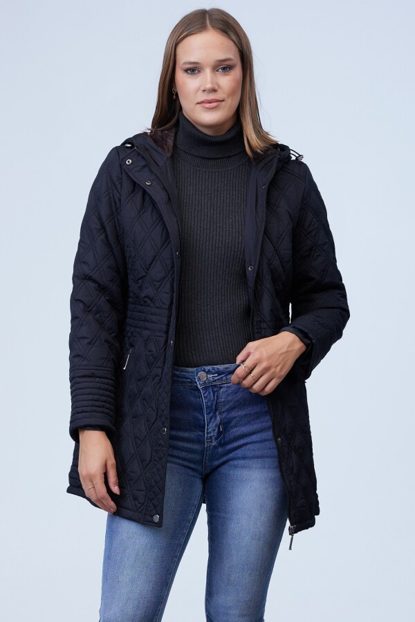 Campera Capitoneada NEGRO