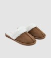 Pantufla basic fur inv26 Marron