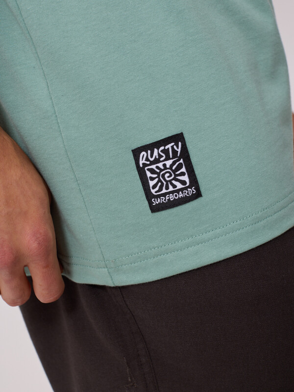T-SHIRT FURTADO RUSTY Verde Agua