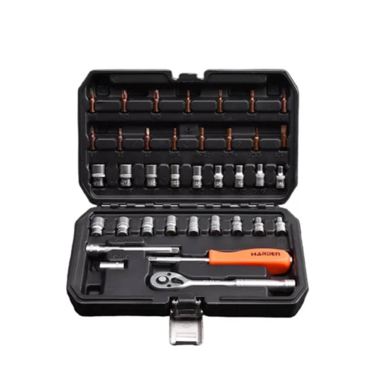 JUEGO DE DADOS DE 1/4 37 PIEZAS - N/a 