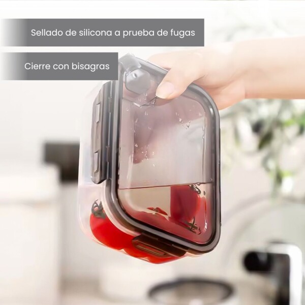 Set De 3 Contenedores Recipientes Heladera Microondas Cocina CTN006 Set De 3 Contenedores Recipientes Heladera Microondas Cocina CTN006