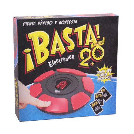 Juego de mesa basta 2.0 electrónico NEGRO-ROJO