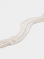 Multicollar De Perlas blanco