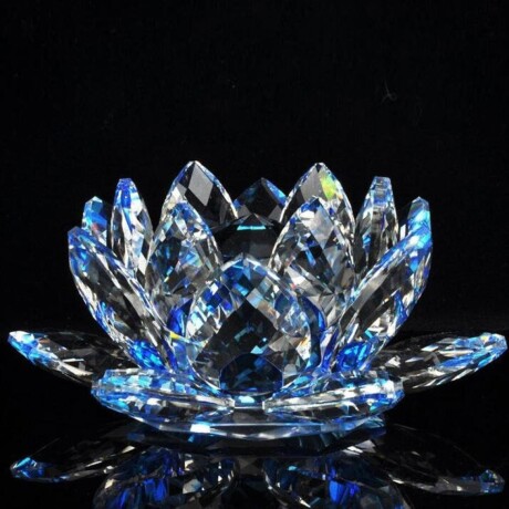 Flor De Loto Mediana Azul